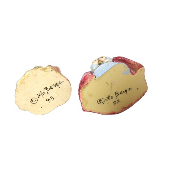 5 LaBerge Nativity Creche Manger SIGNED Vintage 91 92 93 Colorful Bible Rare - Picture 11 of 12